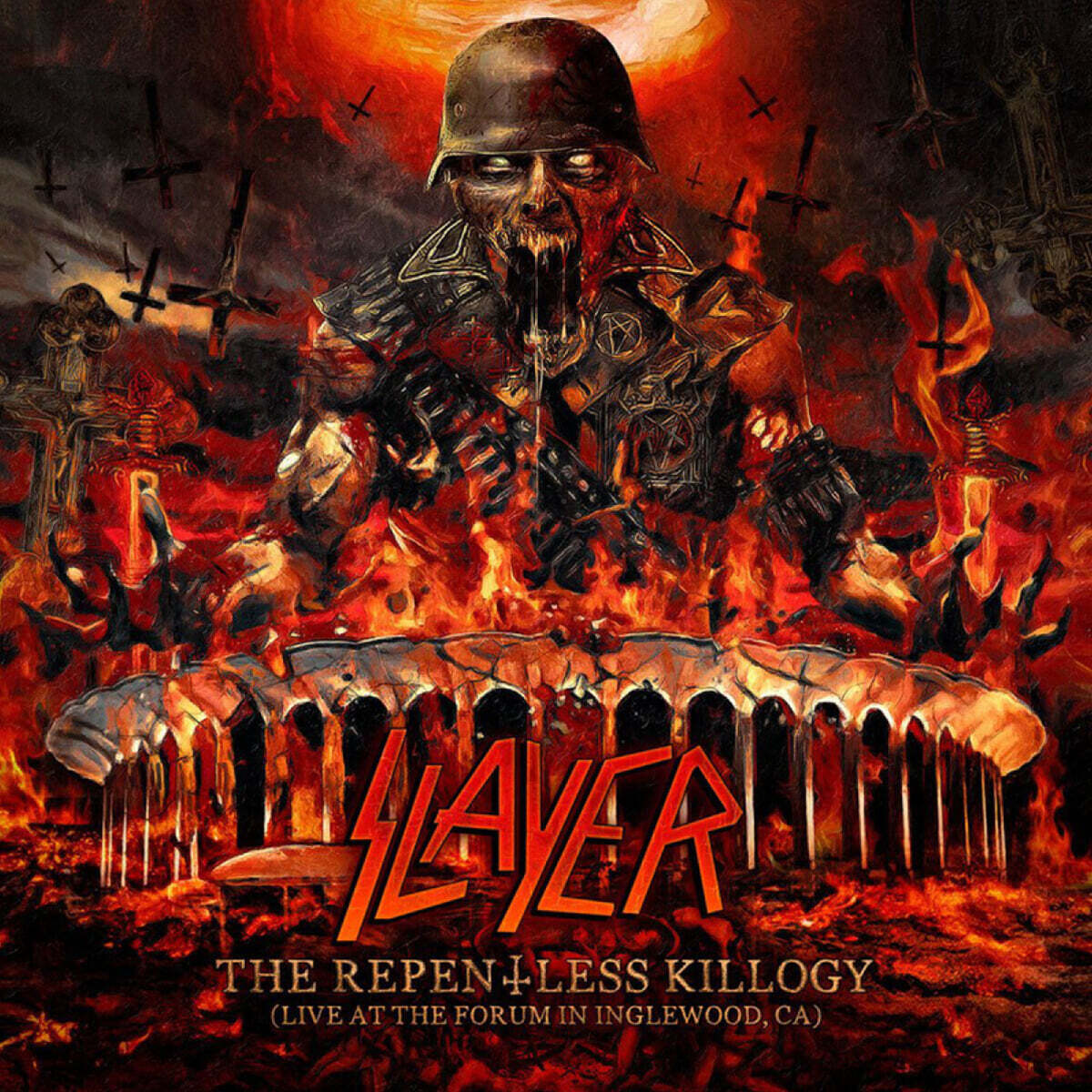 Slayer (슬레이어) - The Repentless Killogy…Live At The Forum [앰버 스모크 컬러 2LP]