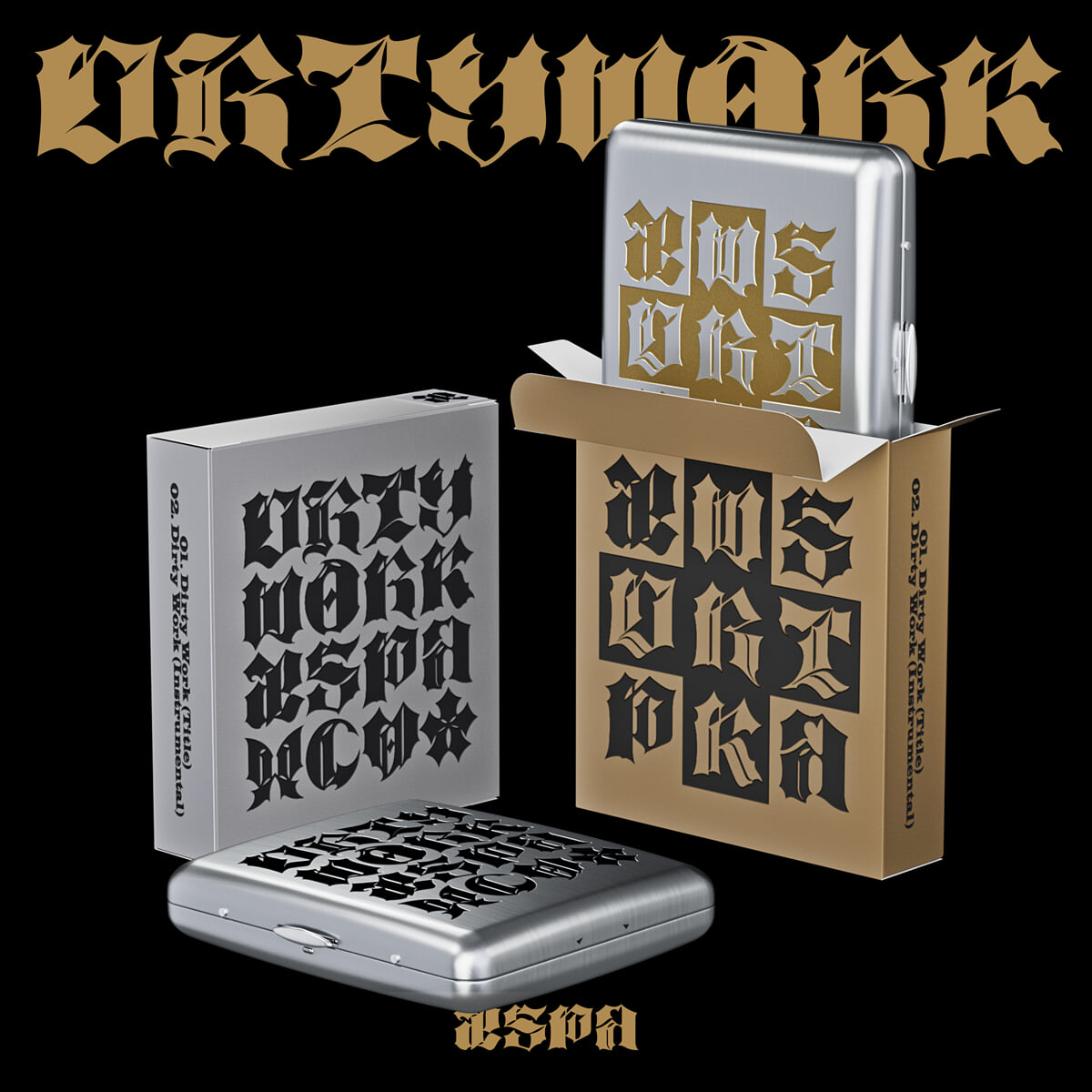 에스파 (aespa) - 싱글앨범 : Dirty Work [Dirty Case Ver.][2종 SET]