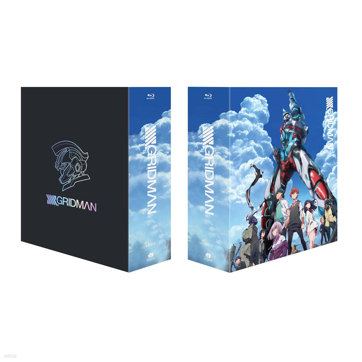 SSSS.그리드맨 TV시리즈 VOL.1~4 전권 + 우리말 녹음 포함 파이널 에디션 (4Disc) : 블루레이
