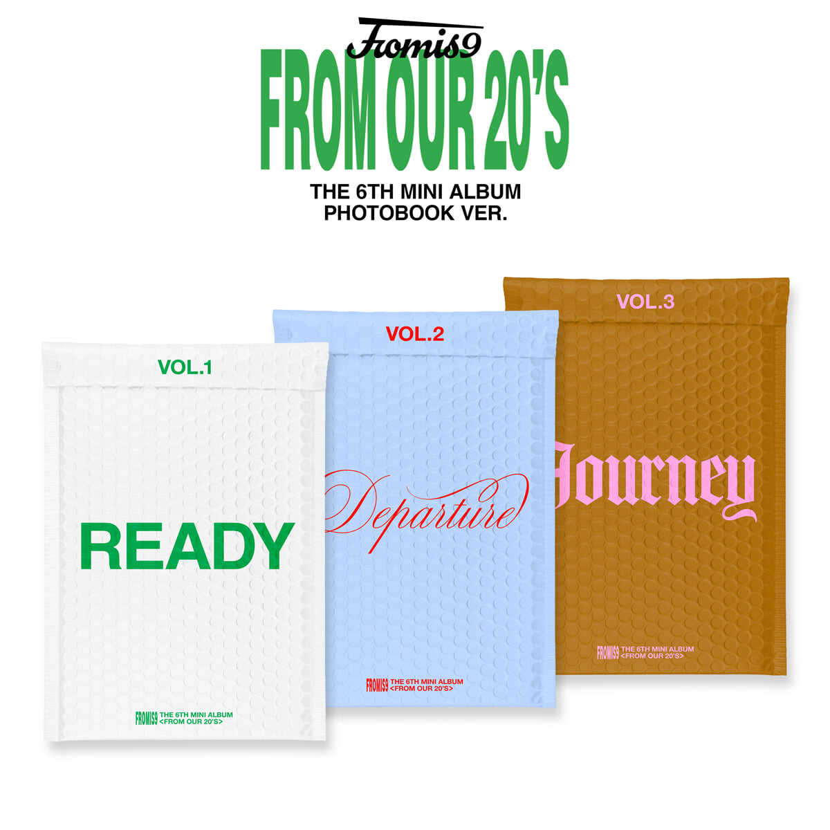 프로미스나인 (fromis_9) - 미니앨범 6집 : From Our 20’s [Photobook Ver.][3종 중 1종 랜덤발송]