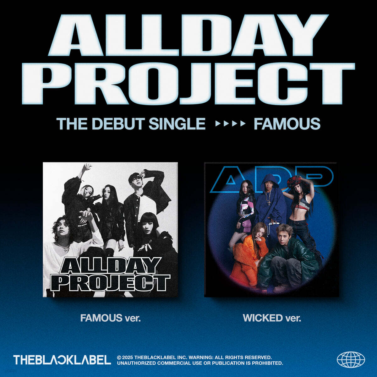 올데이 프로젝트 (ALLDAY PROJECT) - The Debut Single &#39;FAMOUS&#39; [2종 SET]