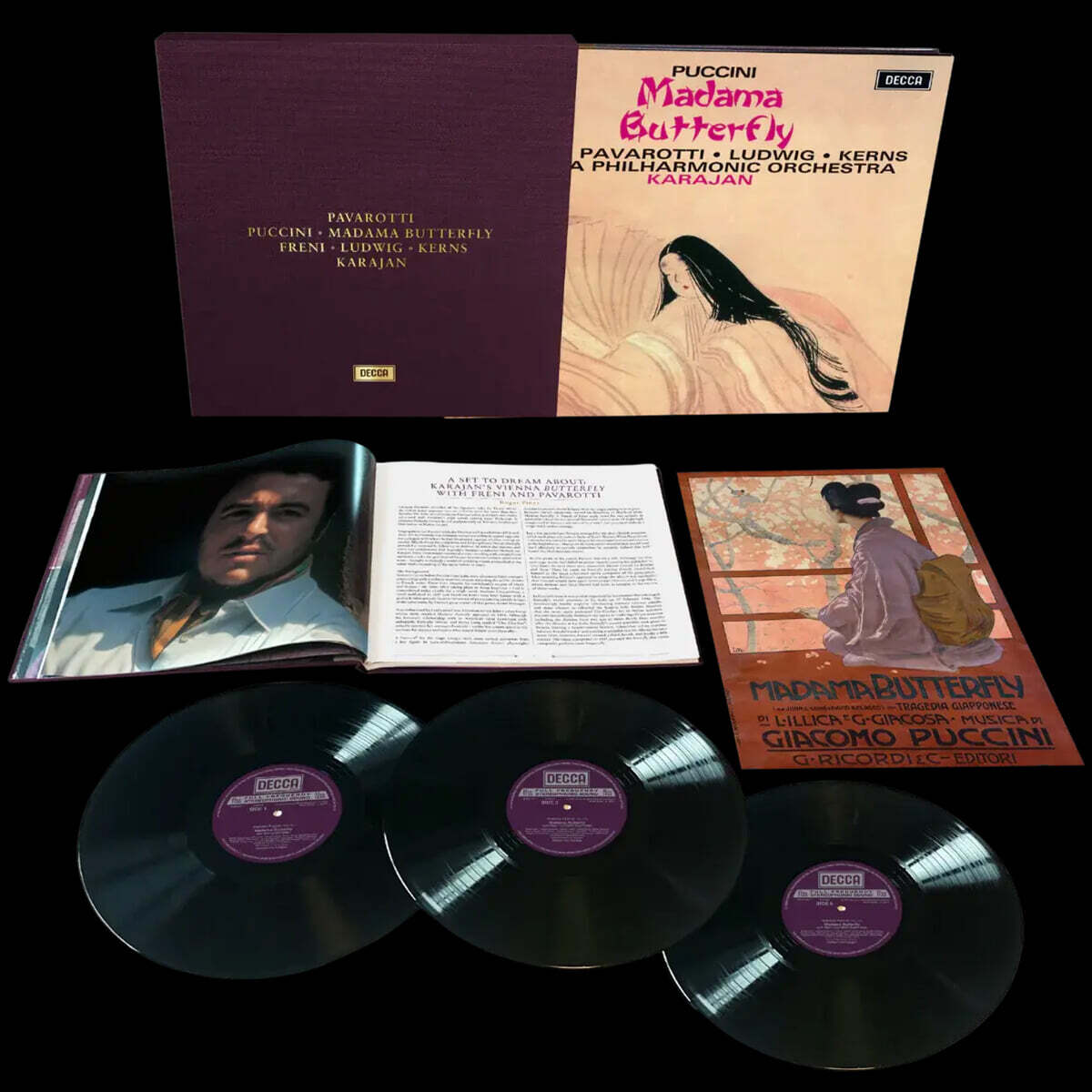 Herbert von Karajan 푸치니: 나비부인 (Puccini: Opera `Madame Butterfly`) [3LP]