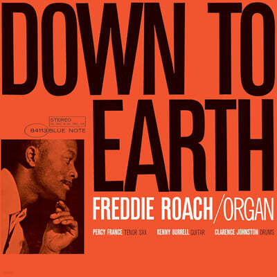 Freddie Roach — Down To Earth 앨범 커버