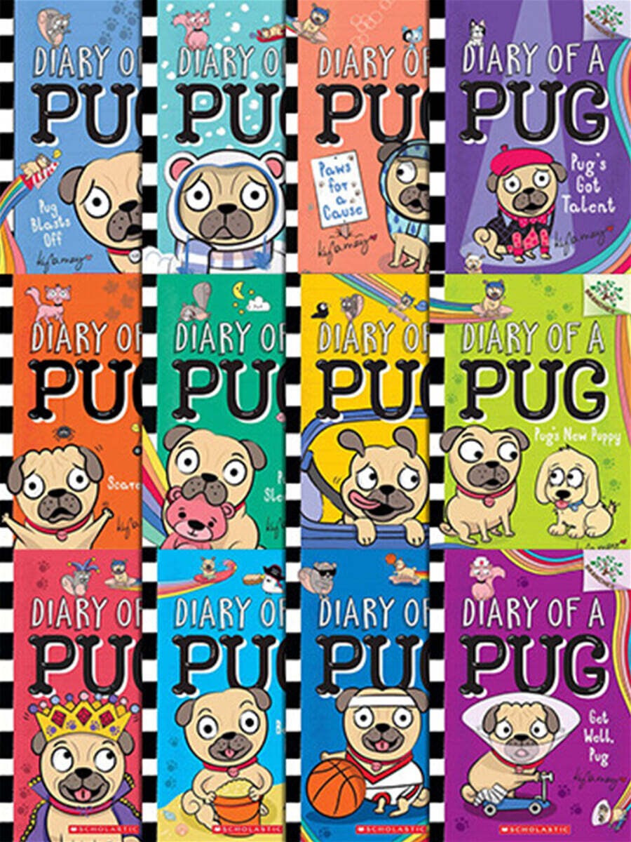 Diary of a Pug 시리즈 페이퍼백 12종 세트 (A Branches Book)