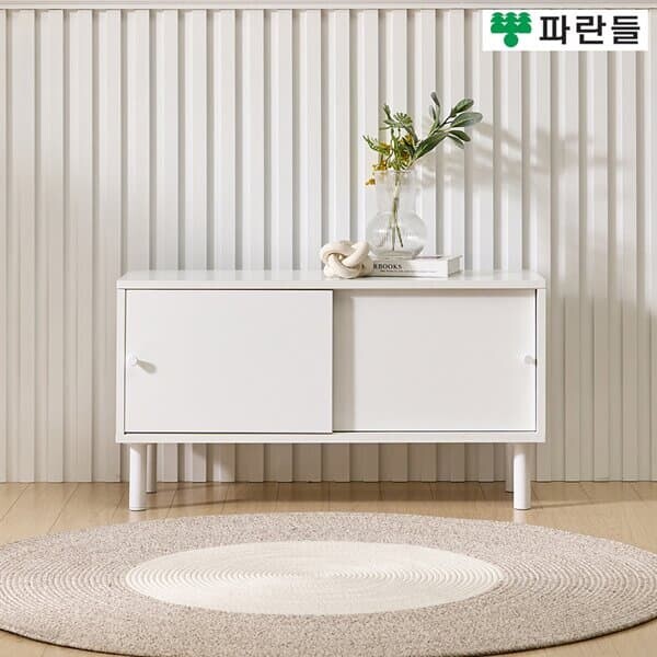 파란들가구 E0목재 LPM 미닫이도어 800 TV 거실장 티비다이