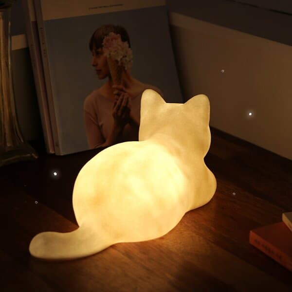고양이 뒷태 LED 무드등 2color + USB 충전식