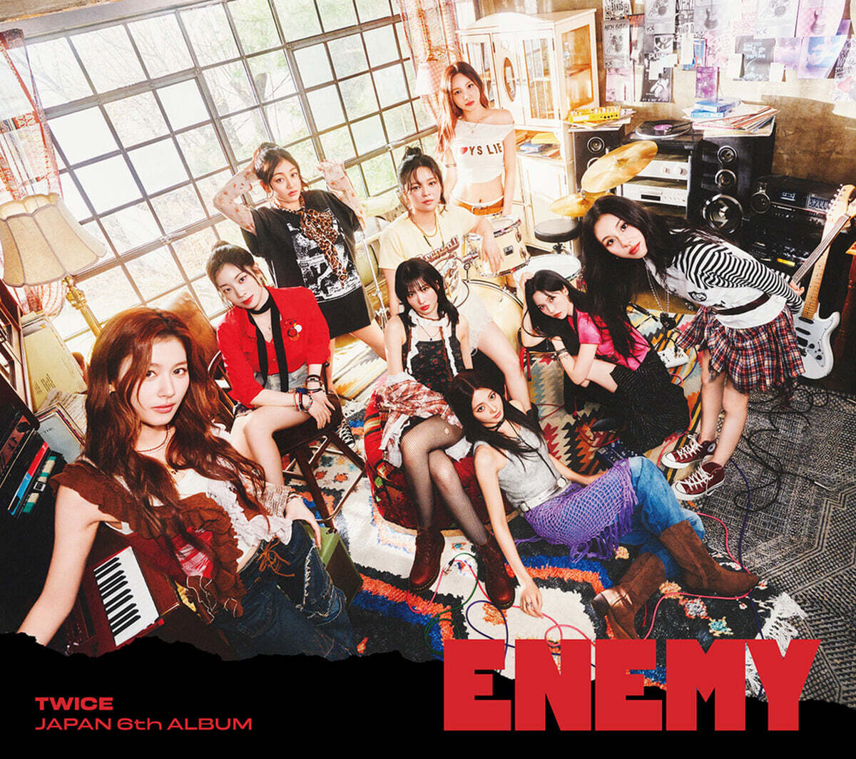 트와이스 (TWICE) - 일본 정규 6집 ENEMY [CD + DVD 초회한정반 A]