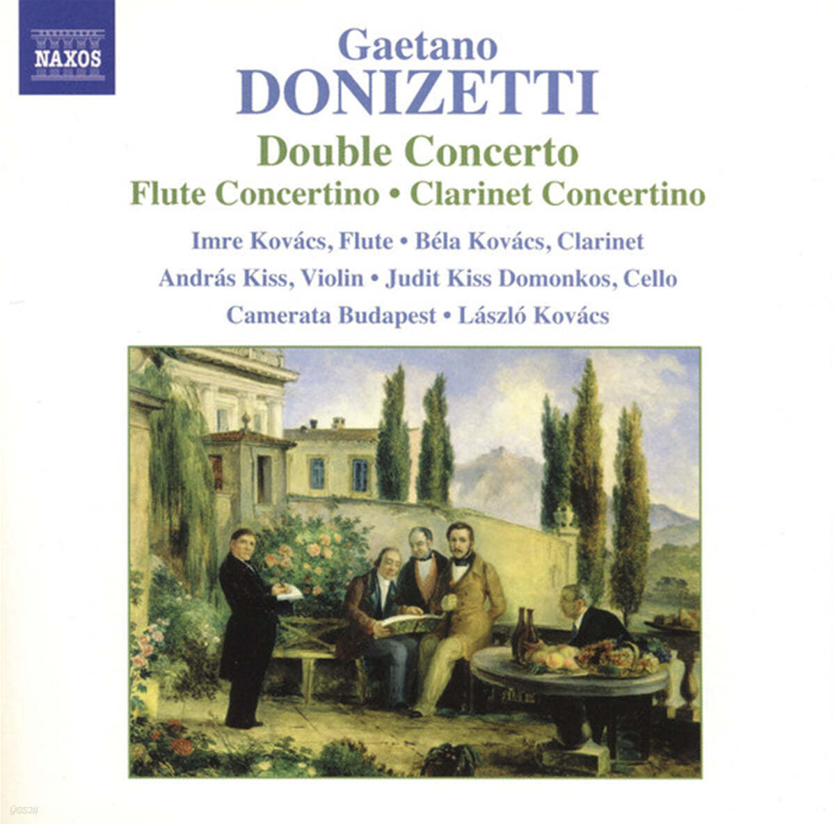 Camerata Budapest 도니제티: 이중 협주곡, 플루트 콘체르티노, 클라리넷 콘체르티노 (Donizetti : Double Concerto, Flute Concertino, Clarinet Concertino) 