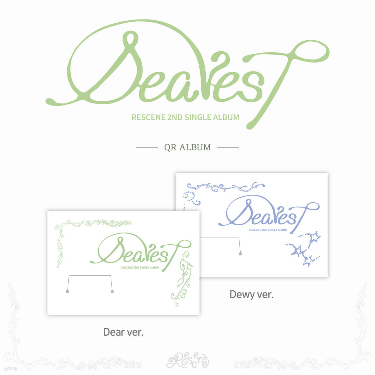 RESCENE (리센느) - 싱글앨범 2집 : Dearest [QR VER.][2종 중 1종 랜덤발송]