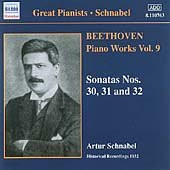 Artur Schnabel 베토벤: 피아노 소나타 30번 31번 32번 (Beethoven: Piano Works Vol.9) 아르투르 슈나벨
