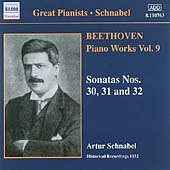 Artur Schnabel 베토벤: 피아노 소나타 30번 31번 32번 (Beethoven: Piano Works Vol.9) 아르투르 슈나벨