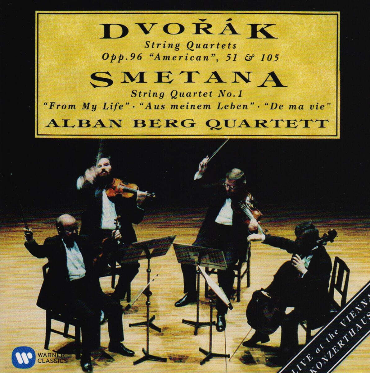 Alban Berg Quartett 드보르작: 현악 사중주 `아메리카` / 스메타나: `나의 생애에서` - 알반 베르크 콰르텟 (Dvorak: String Quartet ‘American’, Op.51 & 105 / Smetana: String Quartet ‘From my life’ - liv