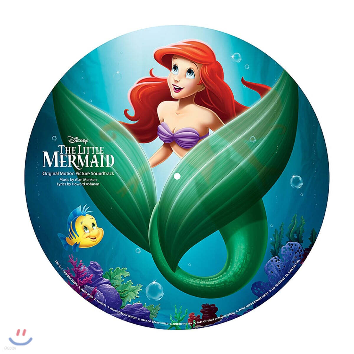 디즈니 애니메이션 `인어공주` OST (The Little Mermaid) [픽쳐 디스크 LP]