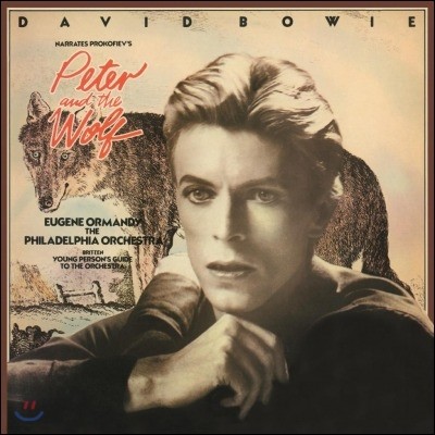 Eugene Ormandy / David Bowie ǿ: Ϳ  / 긮ư: ûҳ   Թ (Prokofiev: Peter and the Wolf / Britten: Young person's guide to the orchestra) [LP]
