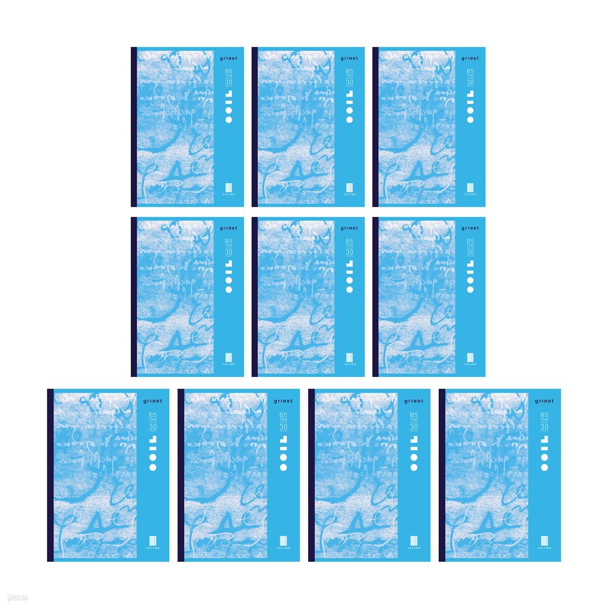 스탠다드 기백노트 잘펴지는노트 B5 COLUMN 30매 10권