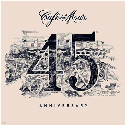 Various Artists — Cafe Del Mar - Cafe Del Mar 45th Anniversary 앨범 커버