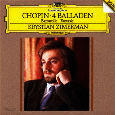 쇼팽: 발라드 1-4번, 환상곡, 뱃노래 (Chopin: 4 Ballades, Fantaisie, Barcarolle) (UHQCD)(일본반) - Krystian Zimerman