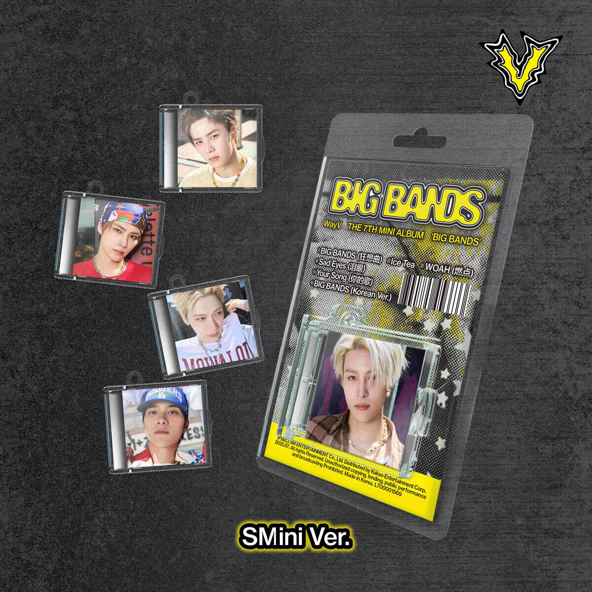 웨이션브이 (WayV) - 미니앨범 7집 : BIG BANDS [SMini Ver.][5종 중 1종 랜덤발송]