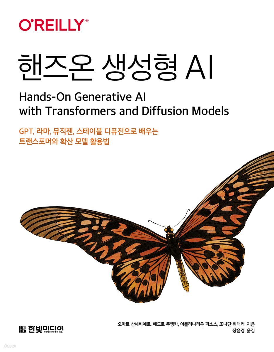 [전자책] 핸즈온 생성형 AI | 오마르 산세비에로 | 한빛미디어 - 예스24