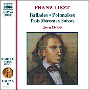 Jean Dube 리스트: 발라드, 폴로네즈, 3개의 스위스 소품 (Liszt: Ballade, Polonaise, Trois Morceaux Suisses) 장 뒤베