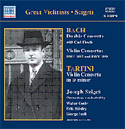Joseph Szigeti 바흐 / 타르티니: 바이올린 협주곡 (Bach / Tartini : Violin Concerto BWV 1043, 1052, 1056) 요제프 시게티