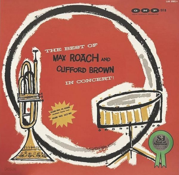 [LP] Max Roach and Clifford Brown 맥스 로치 & 클리포드 브라운 - The Best of, In Concertrt