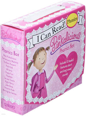 Pinkalicious 12-Book Phonics Fun!: Includes 12 Mini-Books Featuring Short and Long Vowel Sounds