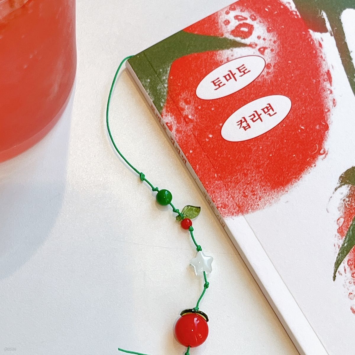 ★무료박스포장★비즈 책갈피 끈갈피 만들기 토마토 DIY 초등 학생 만들기 키트 세트