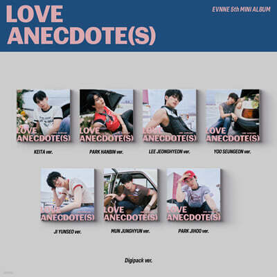 EVNNE (이븐) - 미니앨범 5집 : LOVE ANECDOTE(S) [Digipack Ver.][7종 SET]