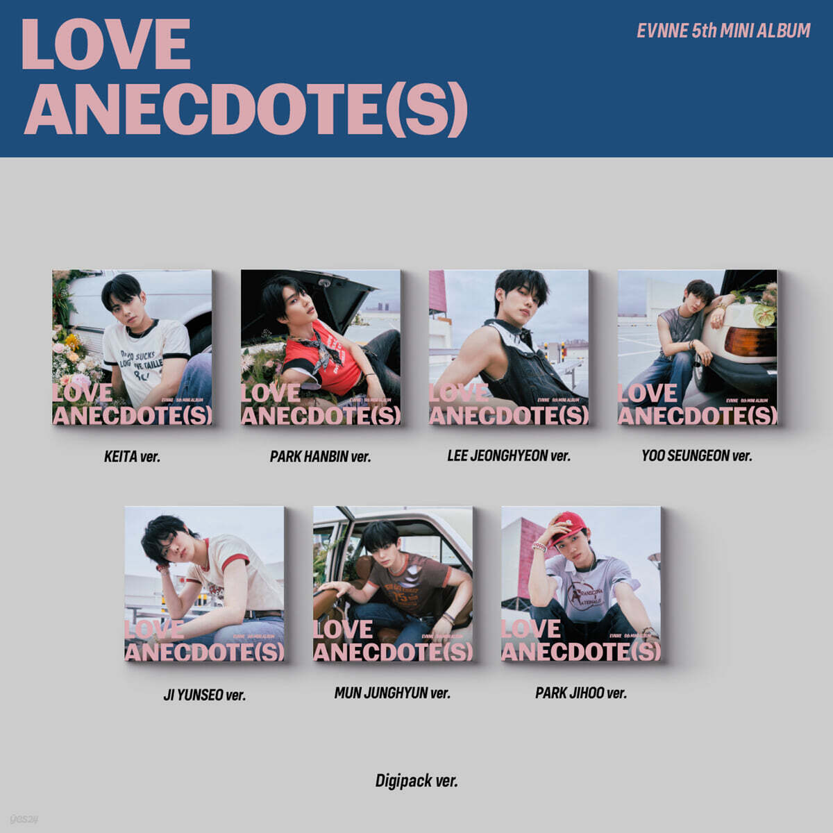 EVNNE (이븐) - 미니앨범 5집 : LOVE ANECDOTE(S) [Digipack Ver.][7종 SET]