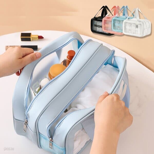 31cm스윔 2중분리 매쉬 방수 수영 목욕가방 205702