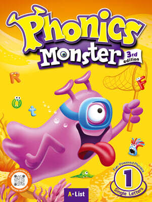 Phonics Monster 1 : Student Book, 3/E (with App)