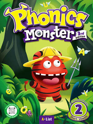 Phonics Monster 2 : Student Book, 3/E (with App)
