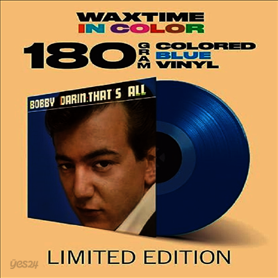 Bobby Darin - That's All (Ltd)(5 Bonus Tracks)(180g)(Blue Viny)(LP)