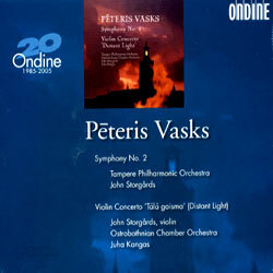 Vasks : Symphony No.2ㆍViolin Concerto : StorgardsㆍTampere POㆍOstrobothnian COㆍKangas
