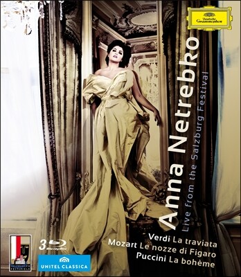 Anna Netrebko 안나 네트렙코 잘츠부르크 3대 오페라 (라트라비아타, 피가로의 결혼, 라보엠) 블루레이