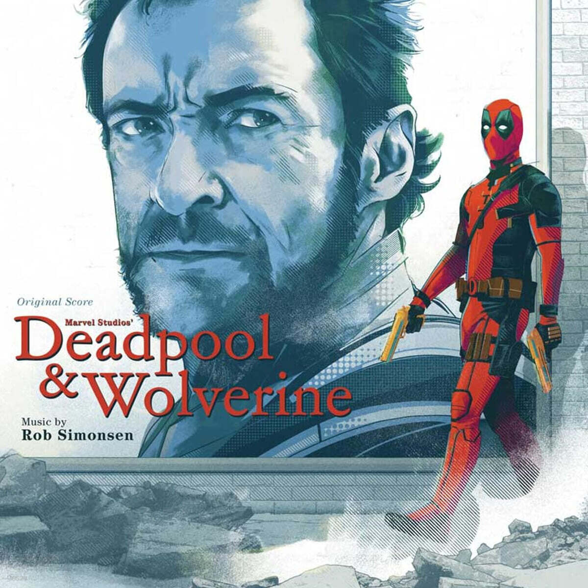데드풀 VS 울버린 OST (Deadpool & Wolverine - Original Soundtrack) [레드 & 옐로우 마블 컬러 2LP]