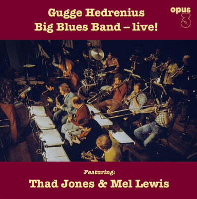 Gugge Hedrenius Big Blues Band — live! 앨범 커버