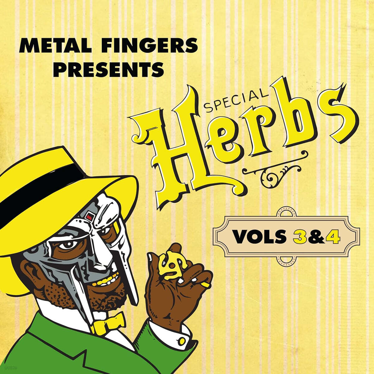 MF DOOM (엠에프 둠) - Metal Fingers Presents: Special Herbs Vol. 3 & 4 [레몬 옐로우 컬러 2LP]