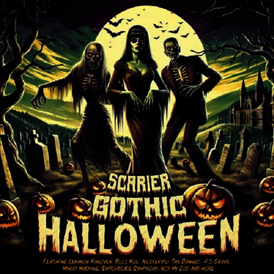 Various Artists — Scarier Gothic Halloween 앨범 커버