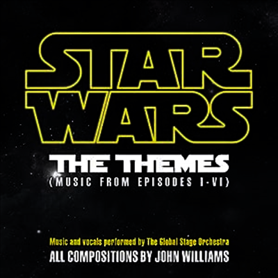 Global Stage Orchestra - Star Wars - The Themes (Music from Episodes I-VI) (Ltd)(Crystal Clear & Black Vinyl)(LP)