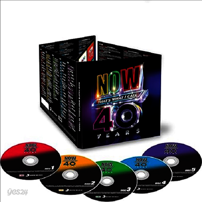 Various Artists - Now Thats What I Call 40 Years (Digipack)(5CD Set)