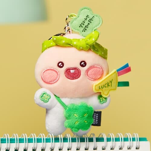 행운 메시지 키링인형_리틀 어피치