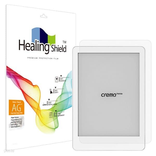 예스24 크레마 페블 항균 종이질감 블루라이트차단 액정보호필름