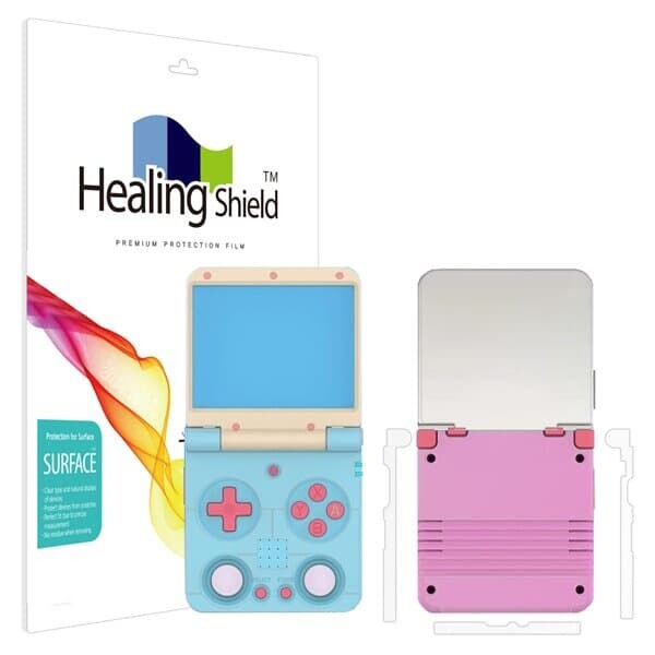 미유 플립 휴대용 레트로 게임기 무광 외부보호필름 1세트