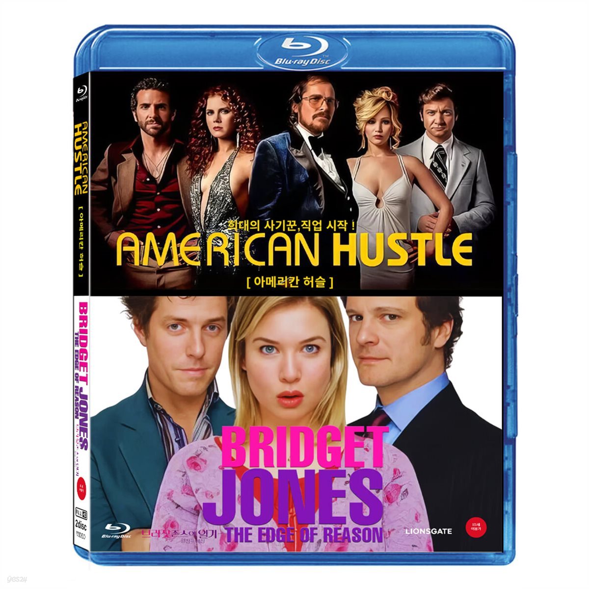 Bridget Jones: The Edge Of Reason/american Hustle Blu-ray 2-Disc Korea Import