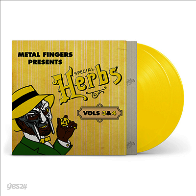 MF Doom - Metal Fingers Presents: Special Herbs Vol. 3 & 4 (Ltd)(Colored 2LP)