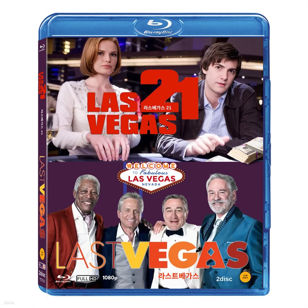 Last Vegas + 21last Vegas Blu-ray 2-Disc Korea Import Region A English Sub