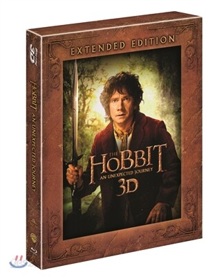 호빗:뜻밖의여정 (5Disc 확장판) (2D+3D) : 블루레이