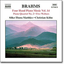 Christian Kohn / Silke-Thora Matthies :    ǾƳ  14 (Brahms: Four Hand Piano Music, Volume 14)